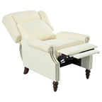 Barnn Upholstered Recliner with Wing Back by