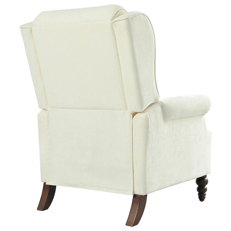 Barnn Upholstered Recliner with Wing Back by