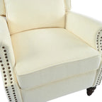 Barnn Upholstered Recliner with Wing Back by