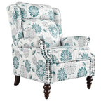 Barnn Upholstered Recliner with Wing Back by