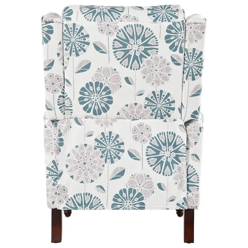 Barnn Upholstered Recliner with Wing Back by