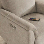 Power Swivel Nursery Recliner Chair with Nightlight