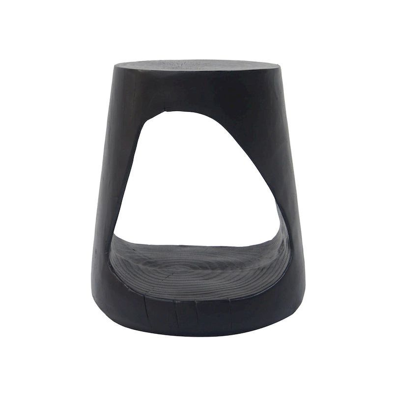 14.5 Modern Round Side Table with Stable Wide Base for Living Room or Bedroom