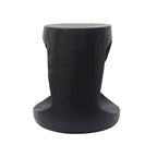 14.5 Modern Round Side Table with Stable Wide Base for Living Room or Bedroom