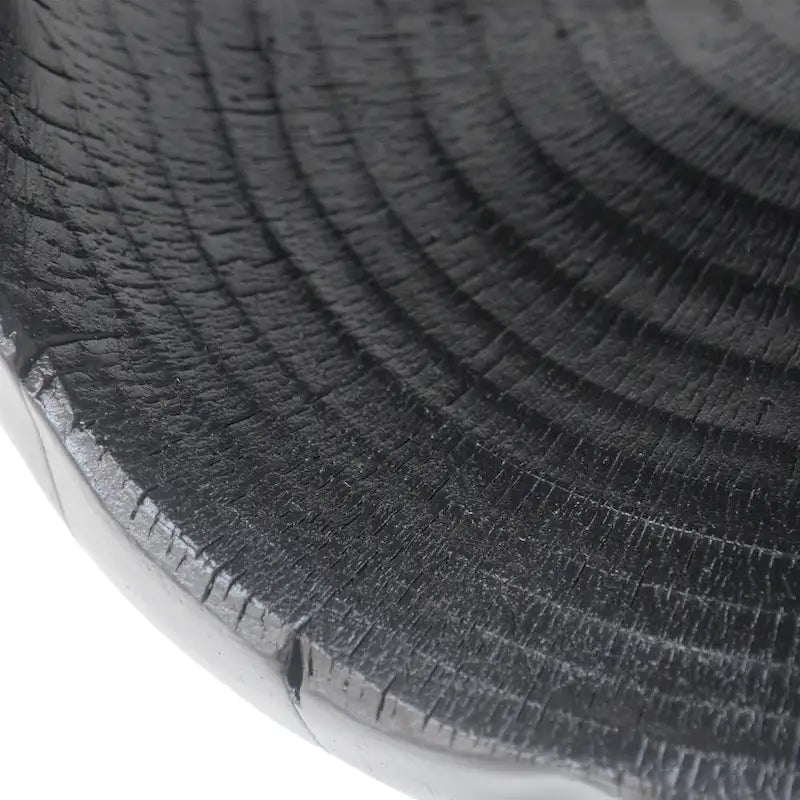 14.5 Modern Round Side Table with Stable Wide Base for Living Room or Bedroom