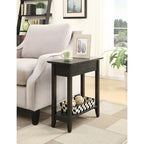 American Heritage Flip Top End Table with Shelf