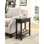  American Heritage Flip Top End Table with Shelf