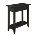 American Heritage Flip Top End Table with Shelf