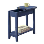 American Heritage Flip Top End Table with Shelf