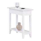 American Heritage Flip Top End Table with Shelf
