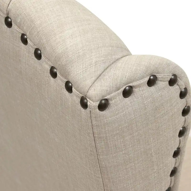 Dawson Tufted Farmhouse Wingback Dining Chairs (Set of 2) by