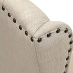Dawson Tufted Farmhouse Wingback Dining Chairs (Set of 2) by