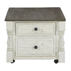 Signature Design by  Havalance White/Gray Lift Top Cocktail Table - 26W x 46D x 20H